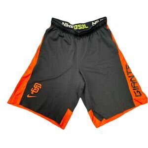 Nike Dri-Fit MLB Authentic Collection San Francisco Giants Shorts Men's Large